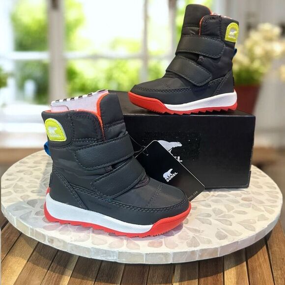 Sorel Whitney II Strap Insulated Snow Winter Waterproof Boots Toddler Kids Size - Picture 4 of 12